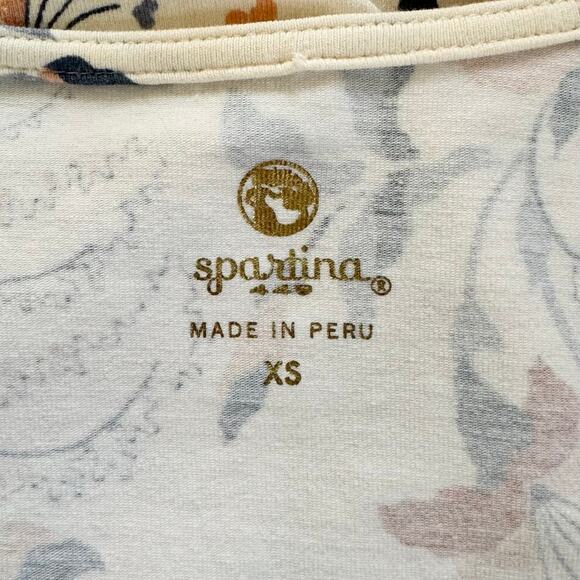 Spartina 449 Bevin Wrap Dress Bellinger Floral Branch Size XS - Picture 11 of 11